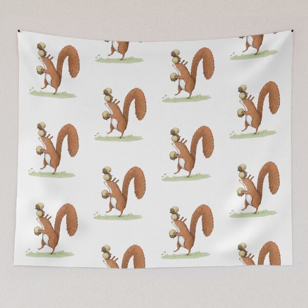 Item preview, Squirrel With Acorns designed and sold by SophieCorrigan.