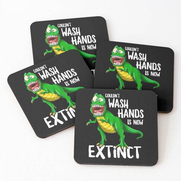 Item preview, Couldn’t Wash Hands Is Now Extinct - T- Rex Dinosaur designed and sold by Hurrah.