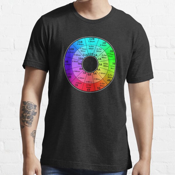 Harmonic Mixing Camelot Wheel - Deejays Essential T-Shirt