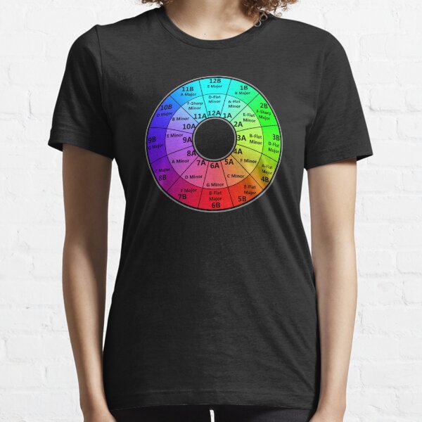 Harmonic Mixing Camelot Wheel - Deejays Essential T-Shirt