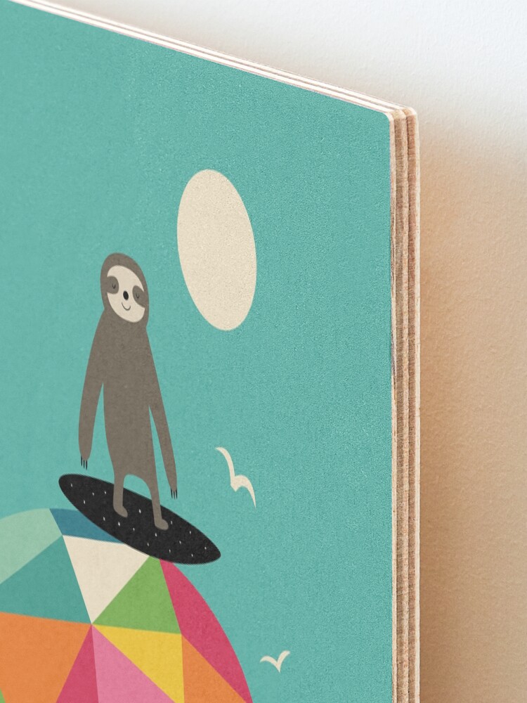 Alternate view of Surfs Up Mounted Print