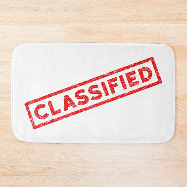 Item preview, Classified Red Rubber Stamp designed and sold by MarkUK97.