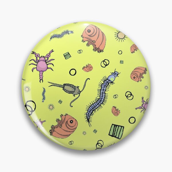Item preview, Microscopic Animals in Yellow designed and sold by Nemki.