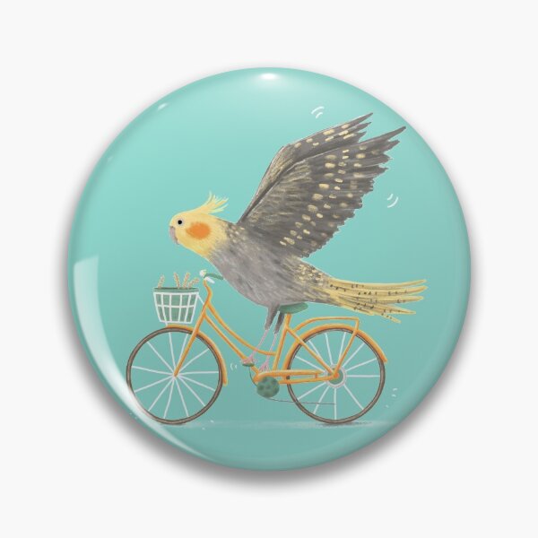 Item preview, Cockatiel on a Bicycle  designed and sold by SophieCorrigan.