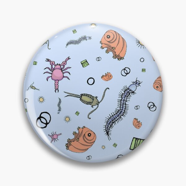 Item preview, Microscopic Animals in Blue designed and sold by Nemki.