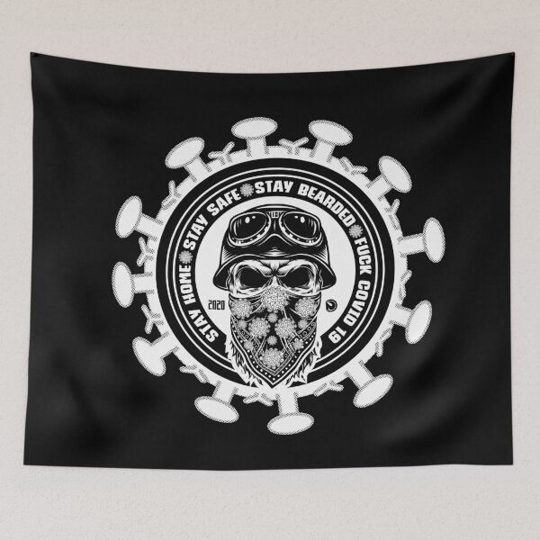 Item preview, STAY HOME   STAY SAFE   STAY BEARDED designed and sold by netrok.