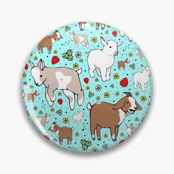 Item preview, Goats in Blue designed and sold by Nemki.