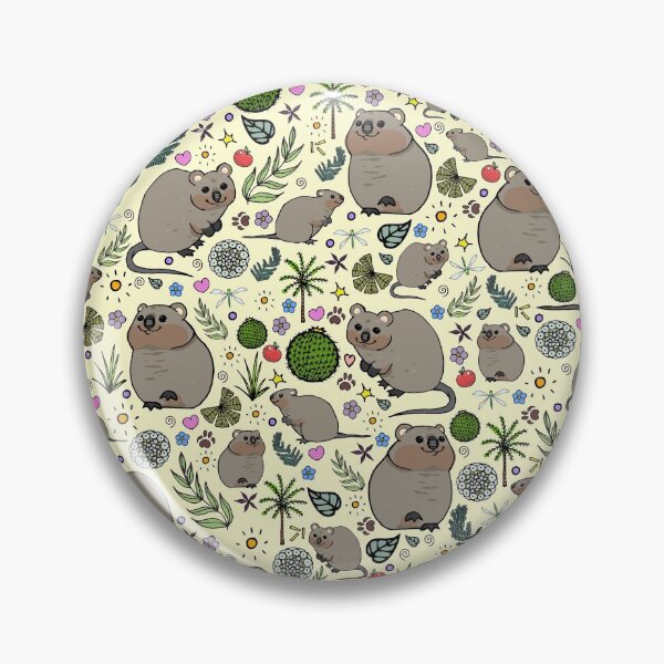 Item preview, Quokkas in Yellow designed and sold by Nemki.