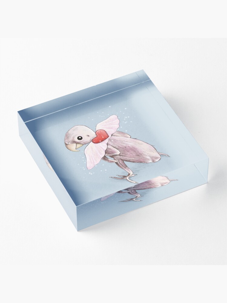 Alternate view of Rhea - Flying Free Acrylic Block