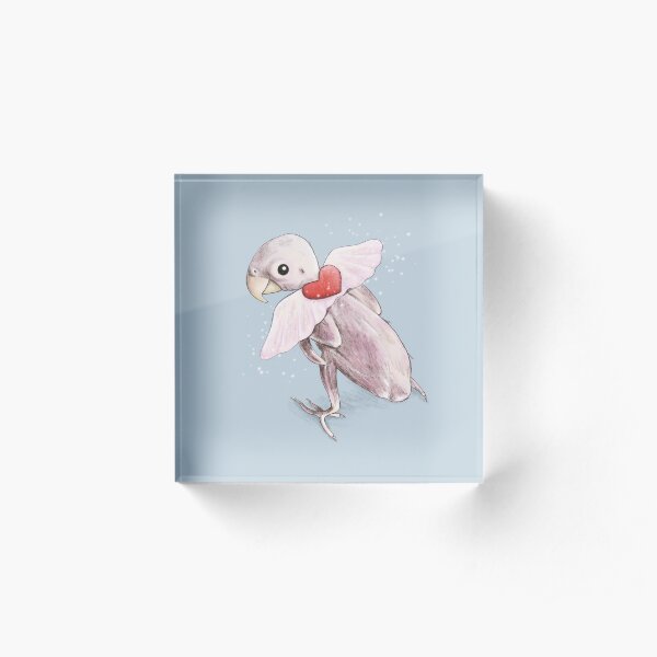 Rhea - Flying Free Acrylic Block