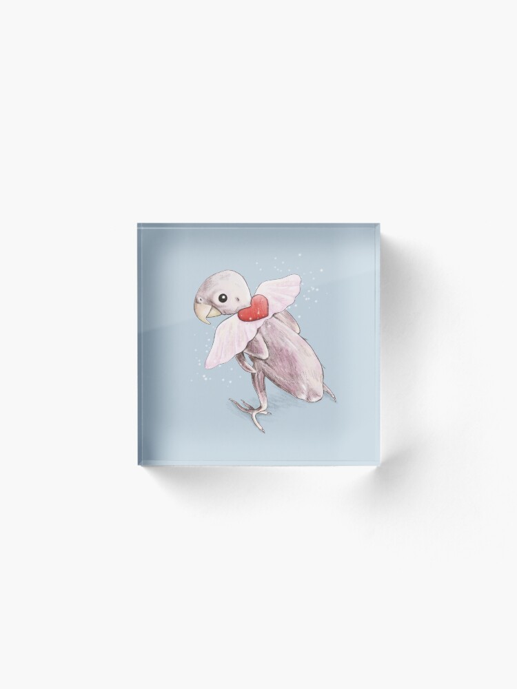 Alternate view of Rhea - Flying Free Acrylic Block