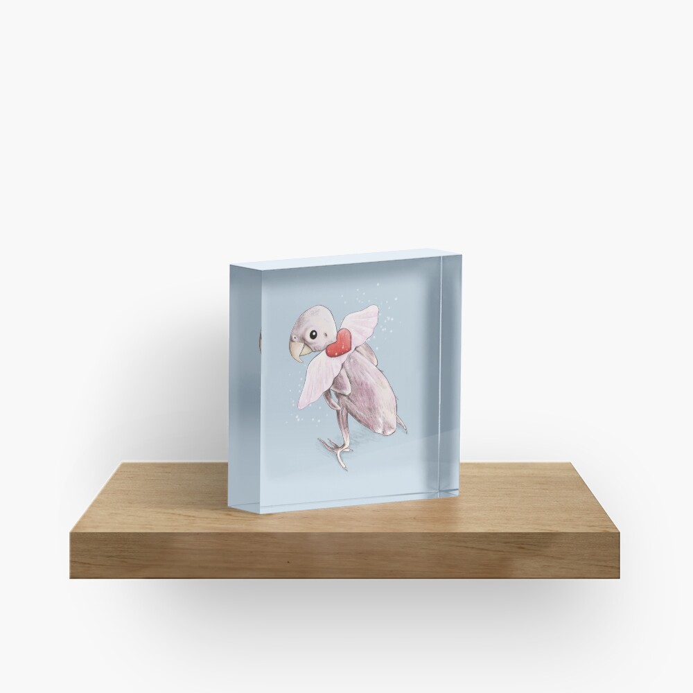 Rhea - Flying Free Acrylic Block