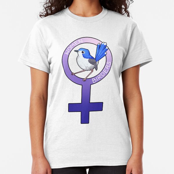 Women Birders Australian Lovely Fairywren Classic T-Shirt