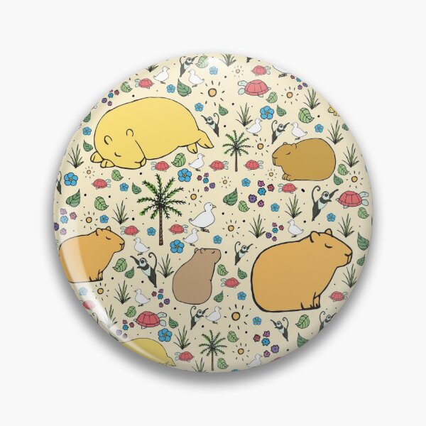 Item preview, Capybaras in Gold designed and sold by Nemki.