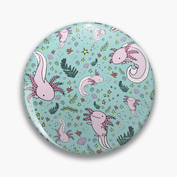 Item preview, Axolotls in Blue designed and sold by Nemki.