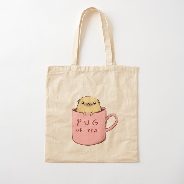 pug tote bag