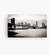 Lienzo Brooklyn Bridge - New York City | B/W