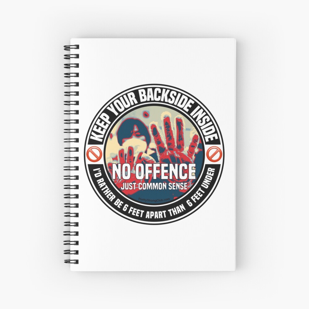 Social Distancing Spiral Notebook