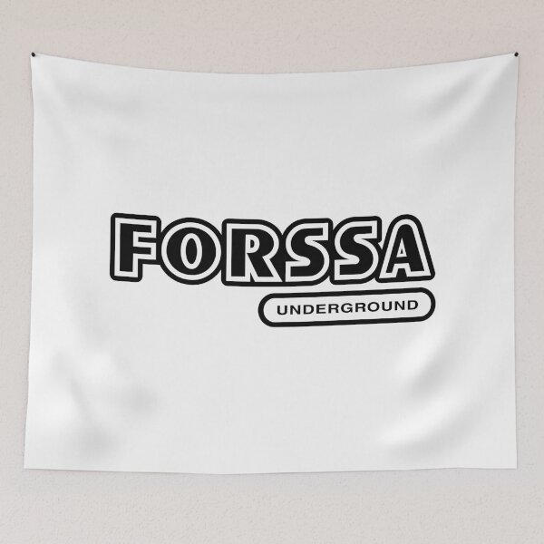 Item preview, Forssa Underground (musta teksti) designed and sold by futurytmi.
