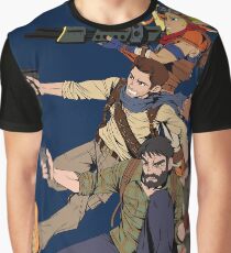 Naughty Dog - Drake, Joel, Jak Graphic T-Shirt