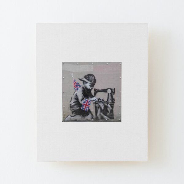 Slave Labour Wood Mounted Print