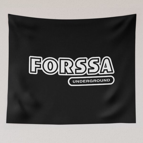 Item preview, Forssa Underground (valkoinen teksti) designed and sold by futurytmi.