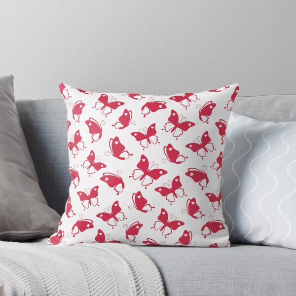 Item preview, Seamless pattern of beautiful red butterflies with a heart designed and sold by Deviser.