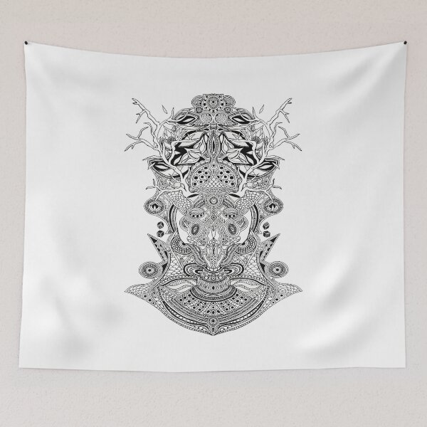 Item preview, Tribal mask designed and sold by mhet.