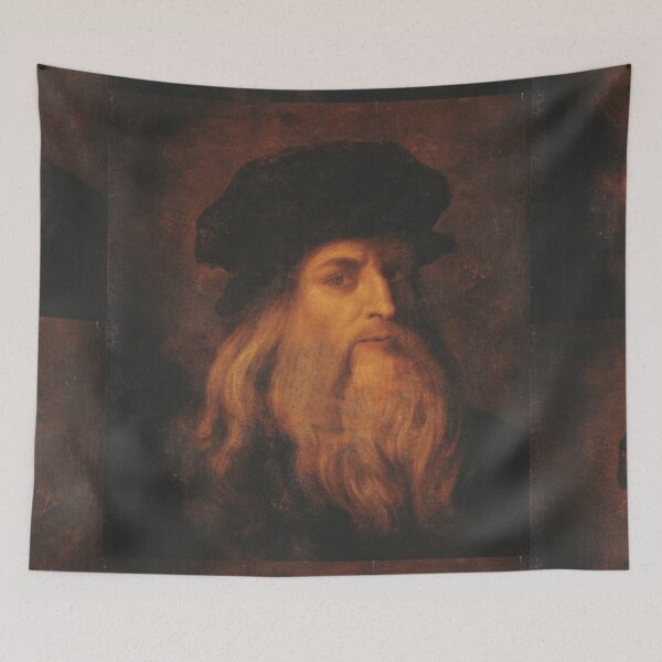 Item preview, Self portrait by Leonardo Da Vinci designed and sold by Vintage Designs +.