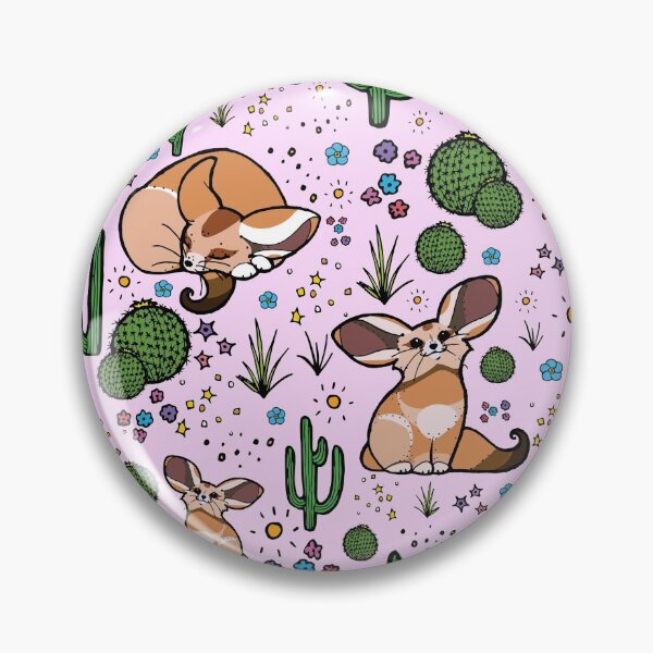 Item preview, Fennec Foxes in Pink designed and sold by Nemki.