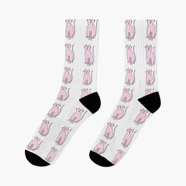 Item preview, Pink Cat on a transparent background designed and sold by ellenhenry.