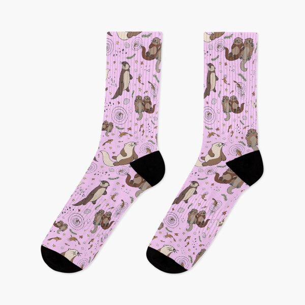 Item preview, Otters in Pink designed and sold by Nemki.