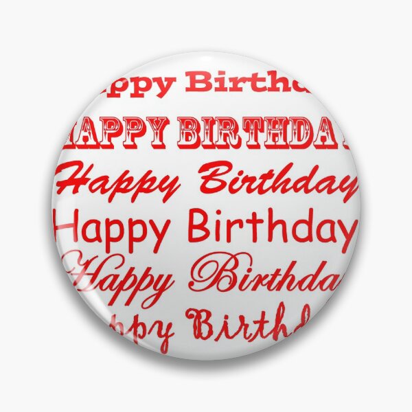 Item preview, Happy Birthday text - Red designed and sold by STHogan.