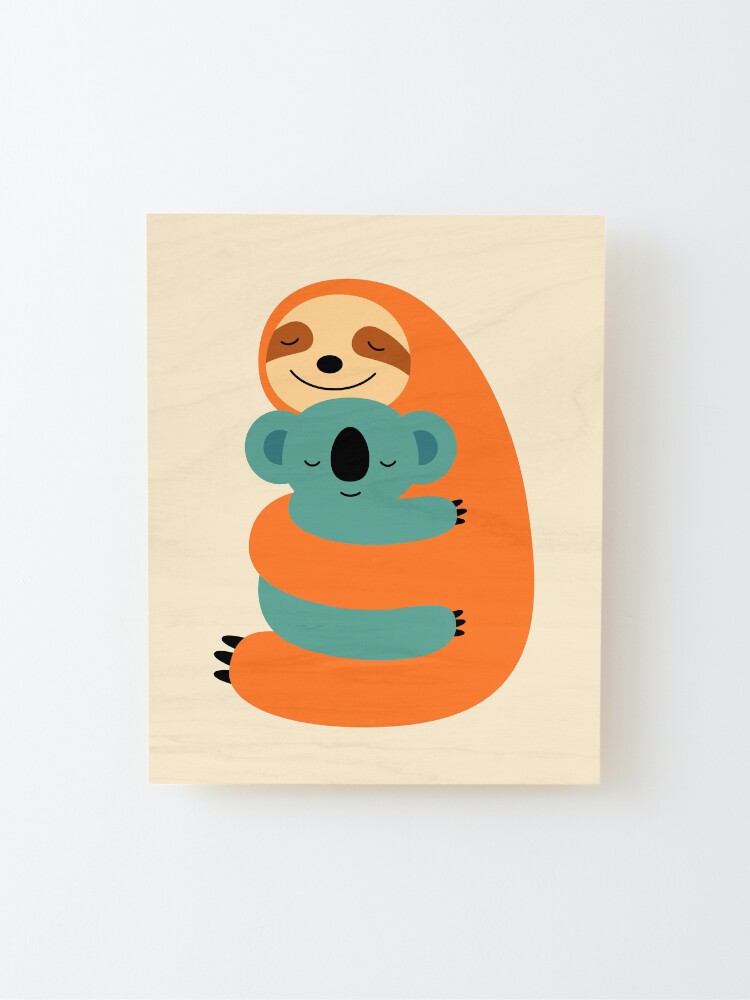Alternate view of Stick Together Mounted Print