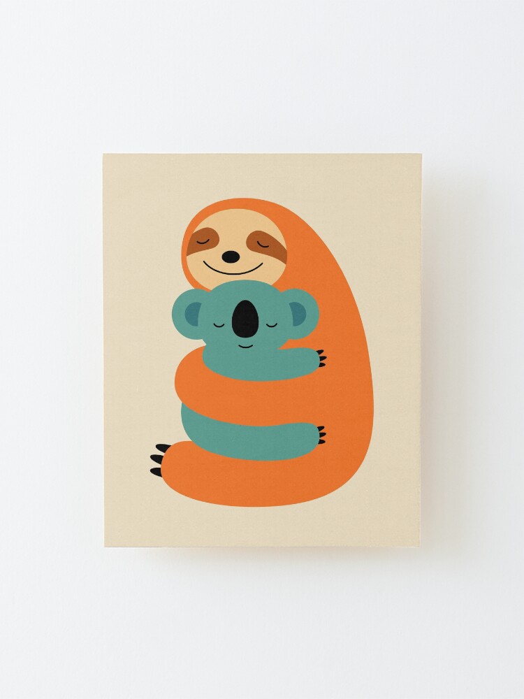 Alternate view of Stick Together Mounted Print