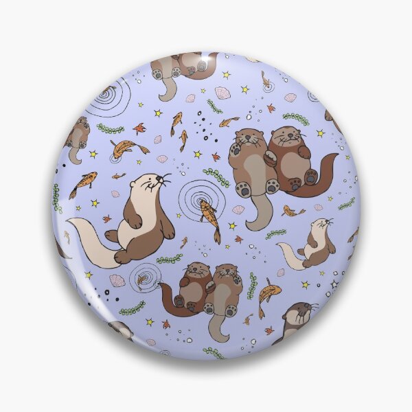 Item preview, Otters in Purple designed and sold by Nemki.