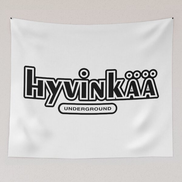 Item preview, Hyvinkää Underground (musta teksti) designed and sold by futurytmi.