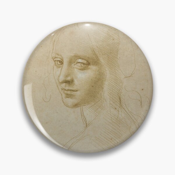 Item preview, Study of a lady by Leonardo Da Vinci designed and sold by Vintage Designs +.