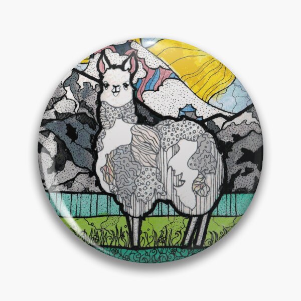Item preview, Llama and Andes designed and sold by Nemki.