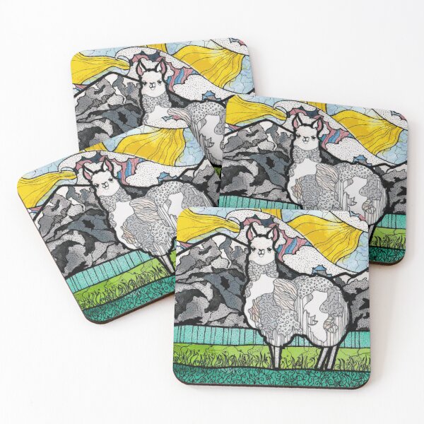 Item preview, Llama and Andes designed and sold by Nemki.