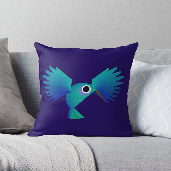 Hummingbird Throw Pillow