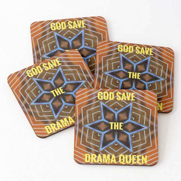 Item preview, God Save the Drama Queen Mandala designed and sold by Davey's Designs.