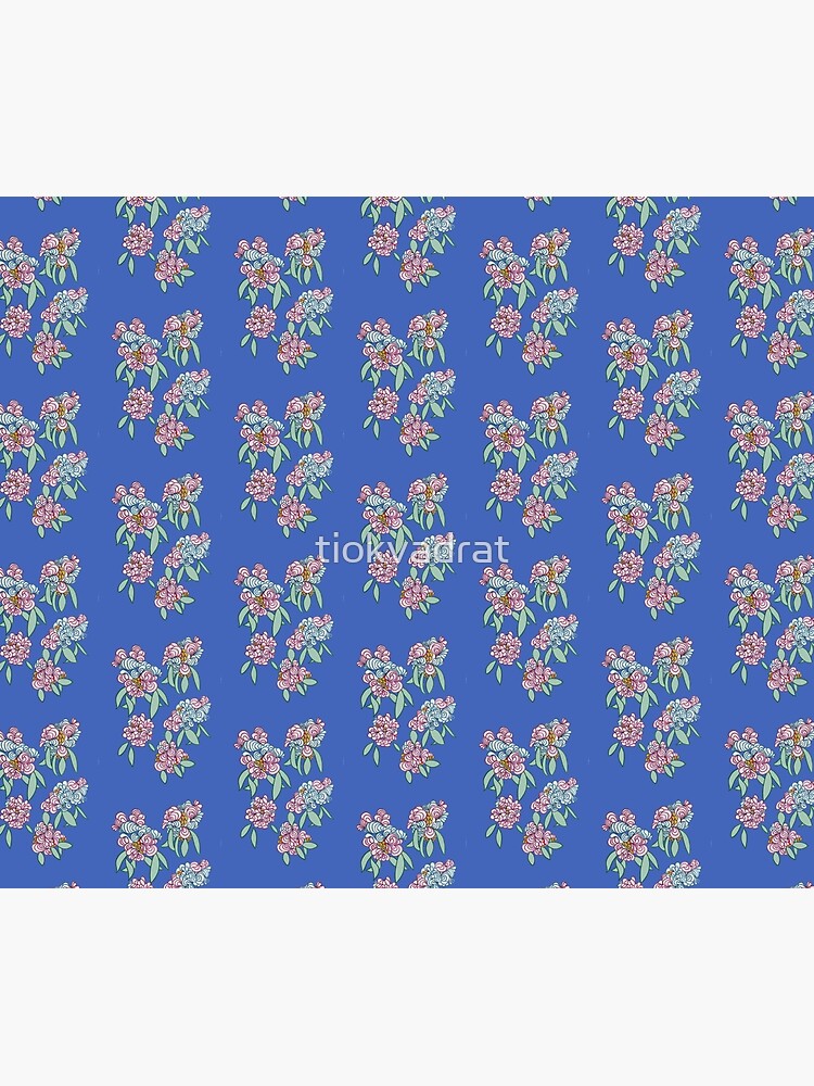Elegant hand-drawn flowers. by tiokvadrat