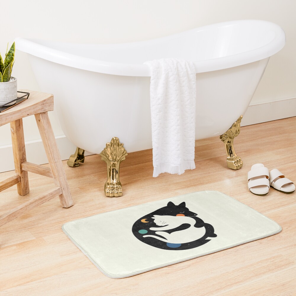 More Hugs Less Fights Bath Mat