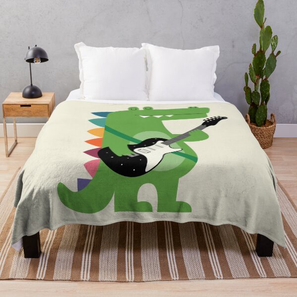 Croco Rock Throw Blanket