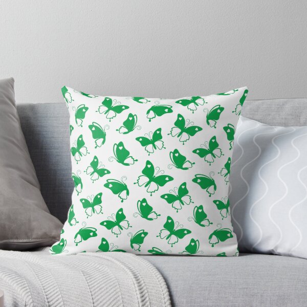 Aperçu de l'œuvre Modèle sans couture de beaux papillons verts avec un coeur créée et vendue par Deviser.