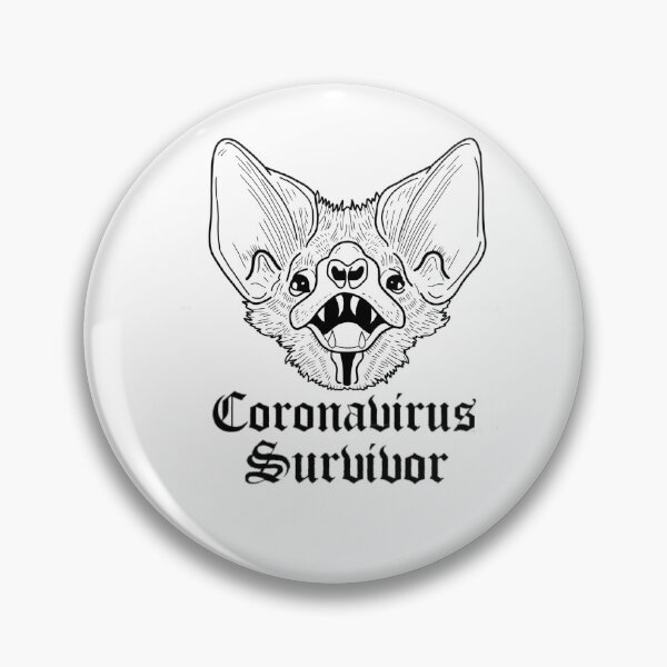 Item preview, Coronavirus Survivor Bat designed and sold by HannaEyeTattoo.