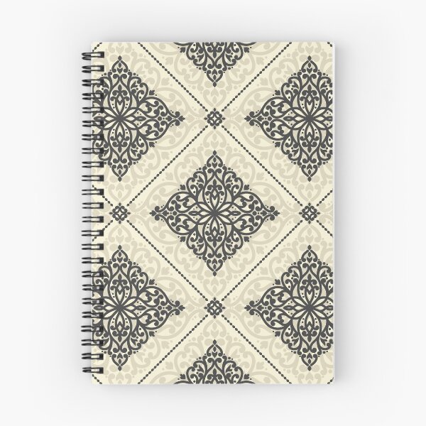 Item preview, Baroque rhombus. black and beige vintage pattern. designed and sold by Annartlab.