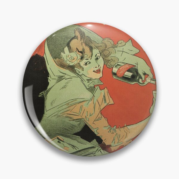 Item preview, Vintage French mint liqueur ad by Chéret designed and sold by aapshop.