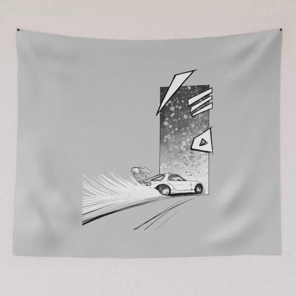 Item preview, Drift RX7 designed and sold by Yeomans Cartoons.